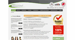 Desktop Screenshot of inkassolution.ch